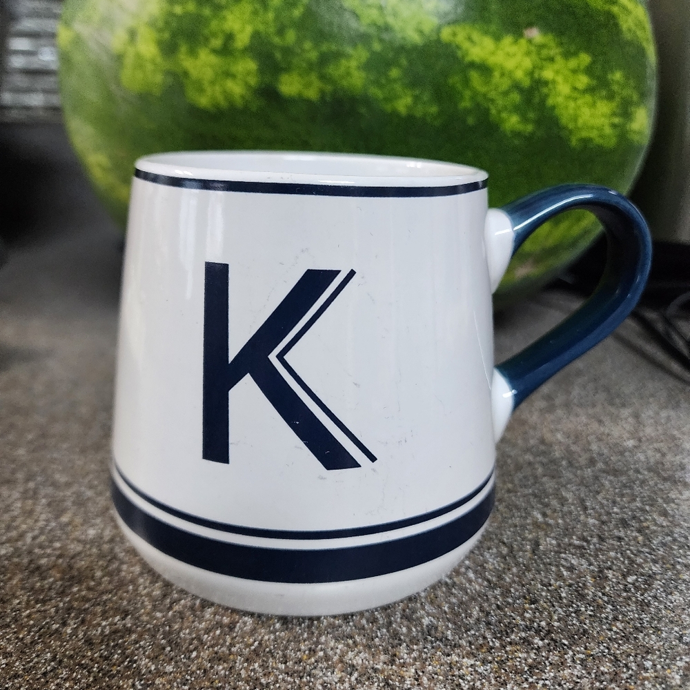 Monogrammed Orly Maison Coffee Cup mug tea 14 oz